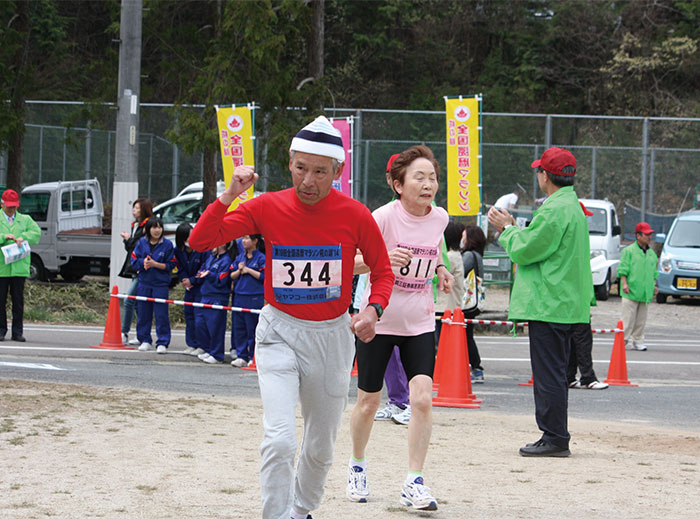 フィニッシュ間近